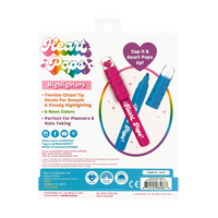 Heart Pops: Neon Highlighters