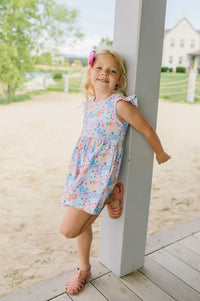 Macie Romper in Butterfly Dream