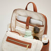 Eras Backpack™ Diaper Bag: Chai Latte