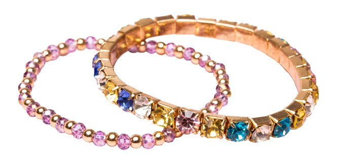 Boutique Glitz and Glam Bracelets, 2pcs