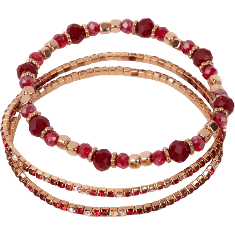 Great Pretenders Boutique Ruby Red Bracelet Set, 3pcs - Baby Biz