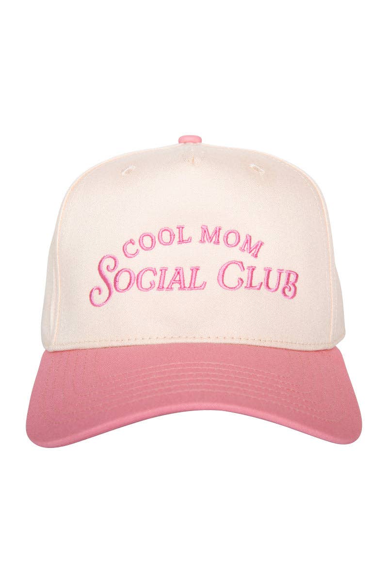 Cool Mom Social Club Retro Two-Toned Hat For Mother's Day