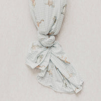 Knit Swaddle Blanket - Winnie the Pooh and Friends