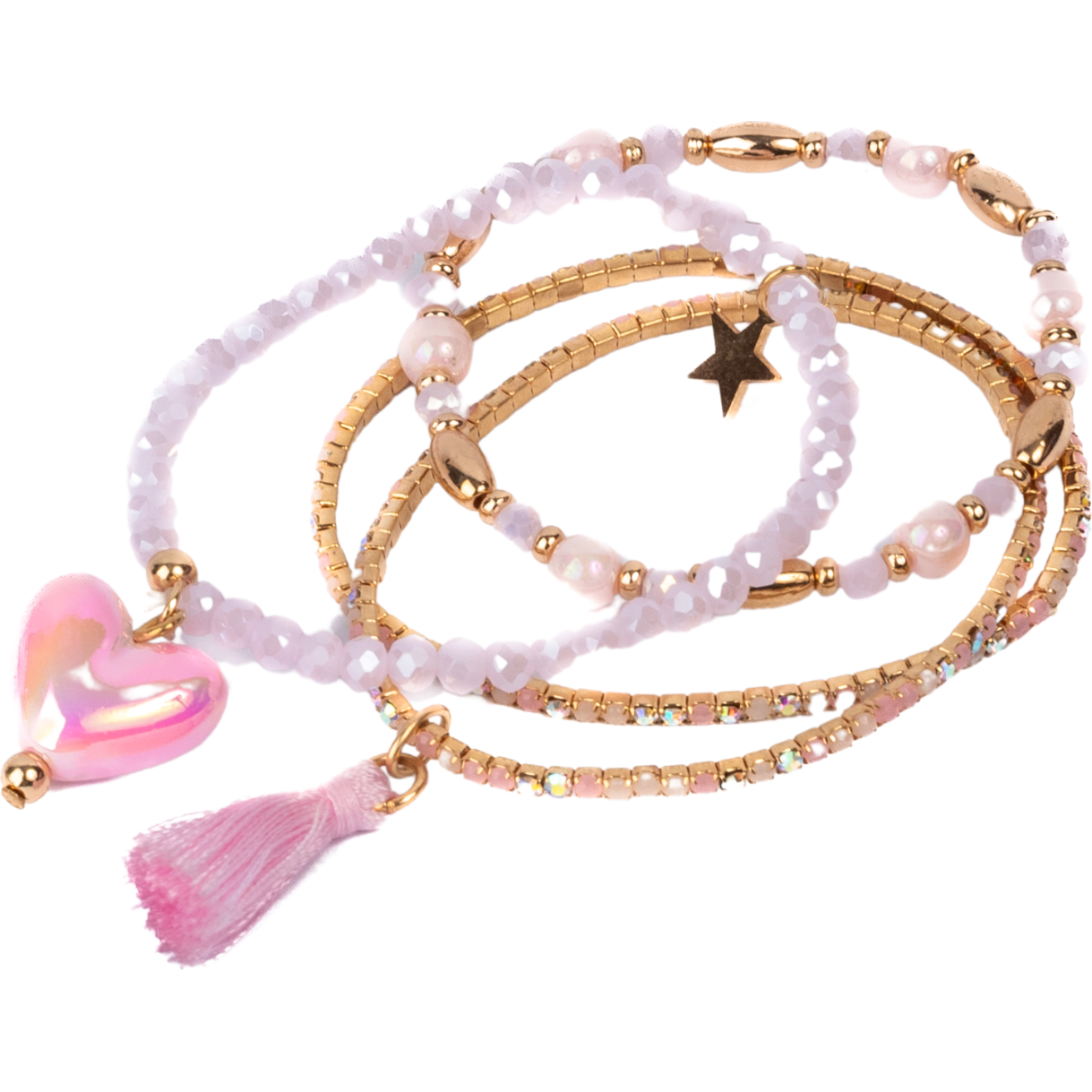 Great Pretenders Boutique Luminescent Love Bracelet Set