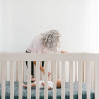 Copper Pearl Premium Knit Fitted Crib Sheet | Hunter