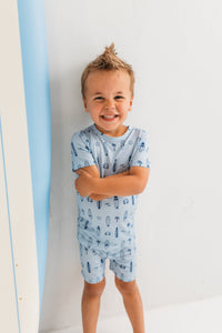 In My Jammers Surfs Up Two Piece Short Set