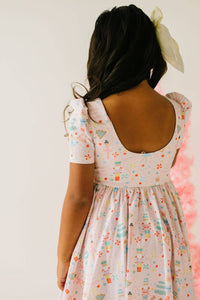 Puff Dress in Sugar Plum - Baby Biz