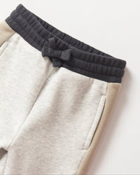 Side Stripe Jogger - Stone Grey