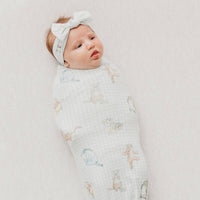 Knit Swaddle Blanket - Winnie the Pooh and Friends