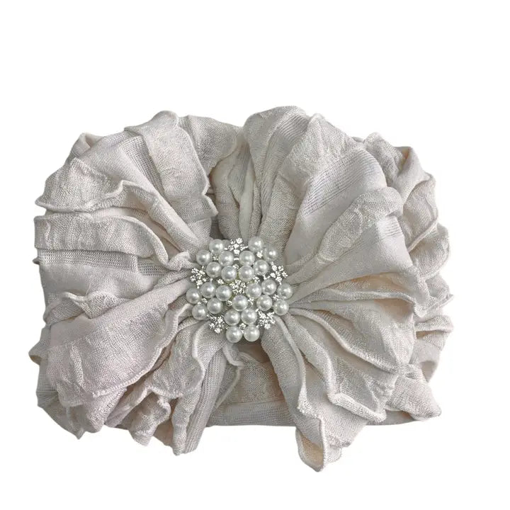 Pearl Ruffled Headband