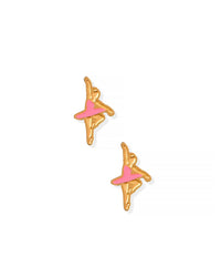 Screwback Stud Earrings - Ballerina