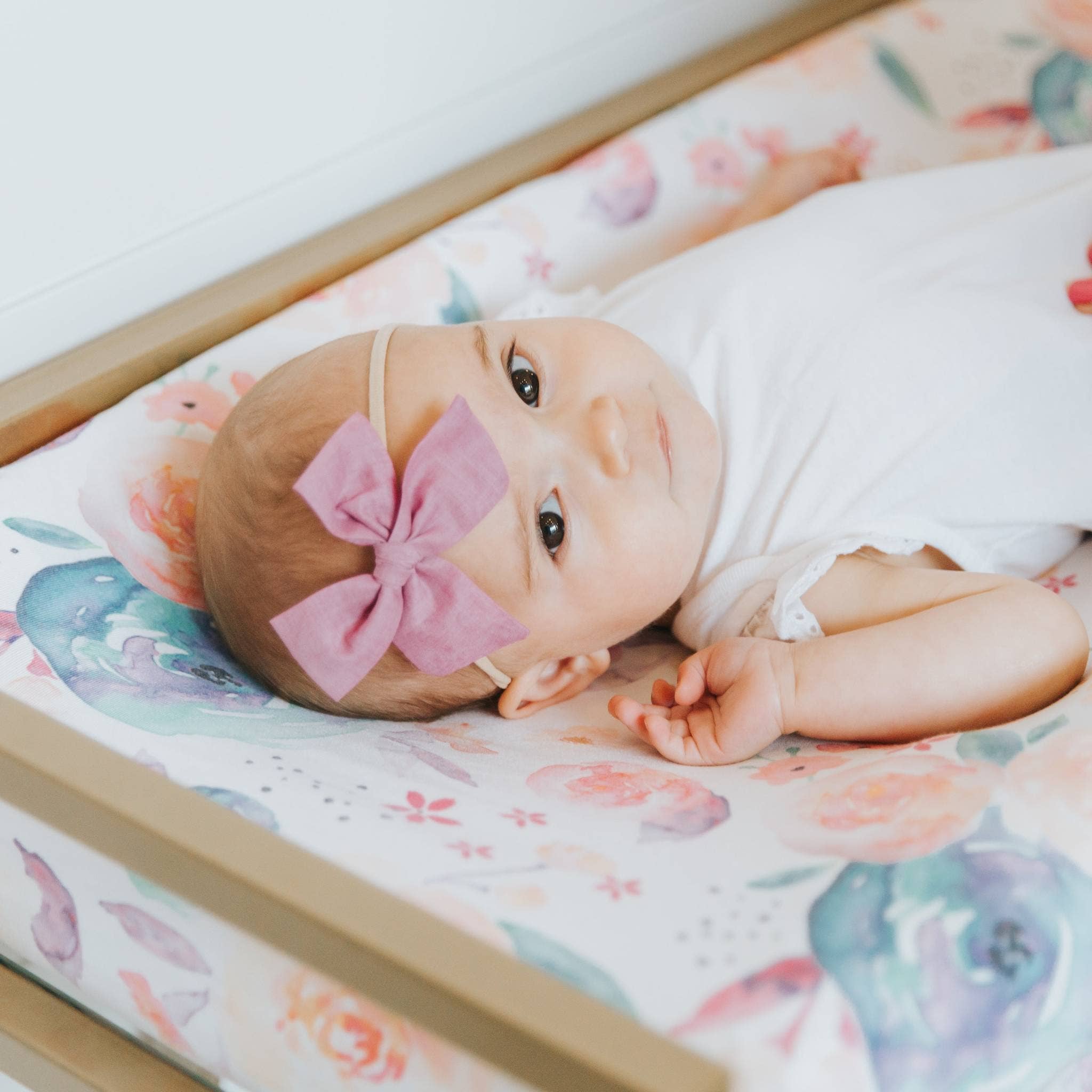 Copper Pearl Premium Knit Diaper Changing Pad Cover | Bloom