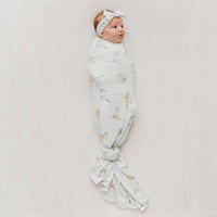 Knit Swaddle Blanket - Winnie the Pooh and Friends