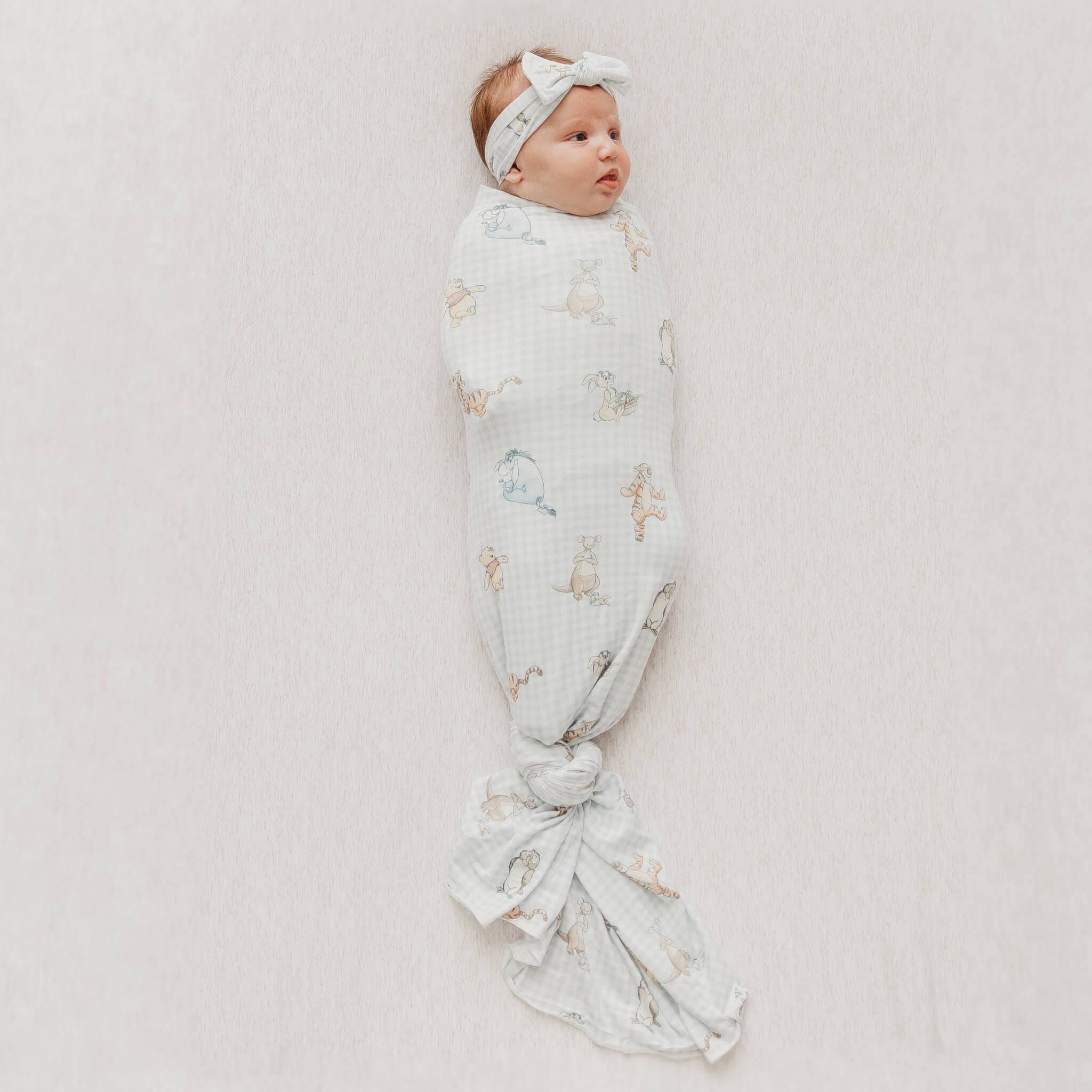 Knit Swaddle Blanket - Winnie the Pooh and Friends