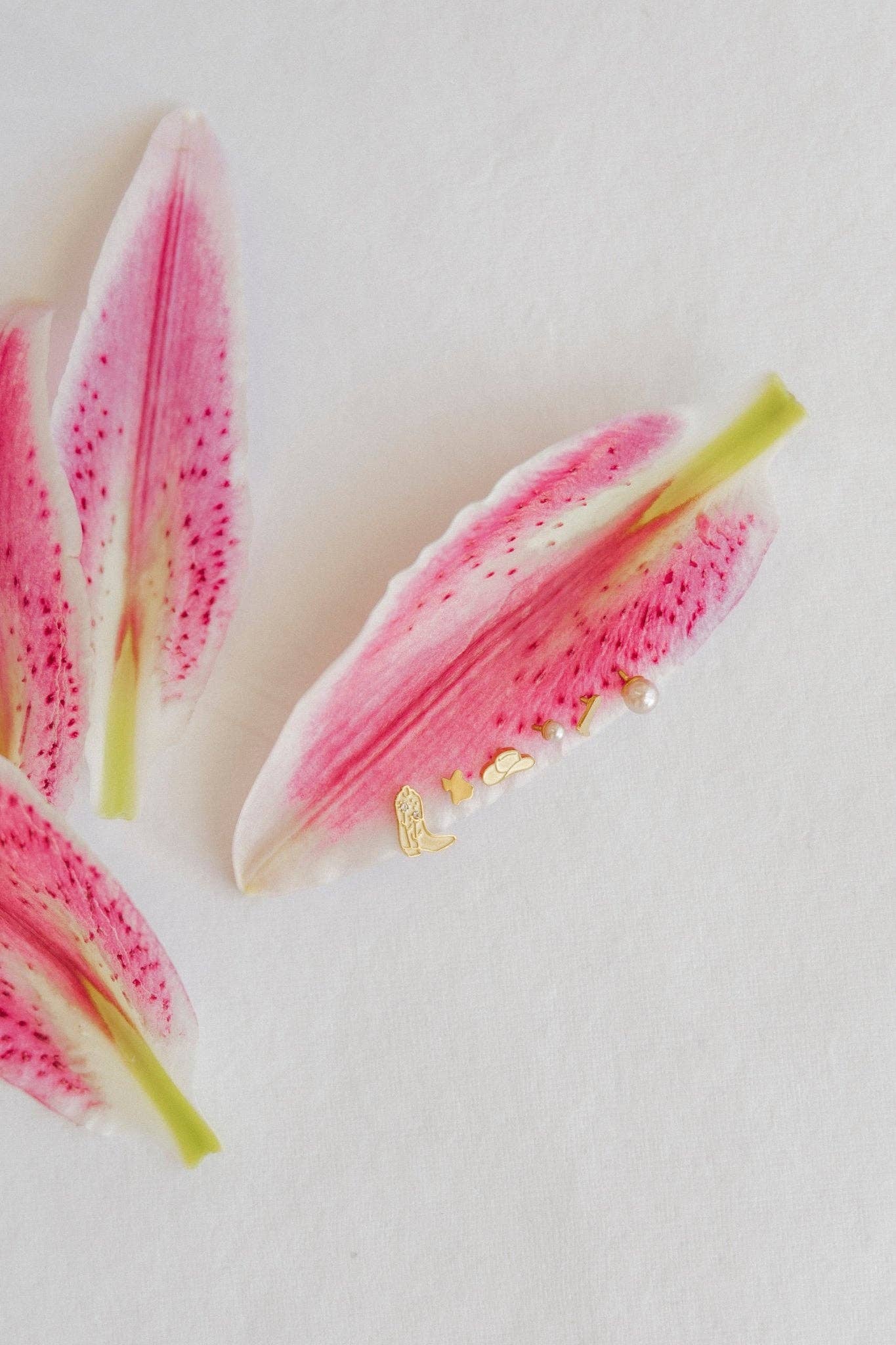 Screwback Stud Earrings - Daisy Cowgirl Boot