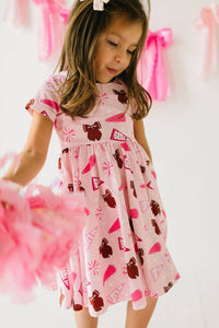 Classic Twirl Dress in Game Day