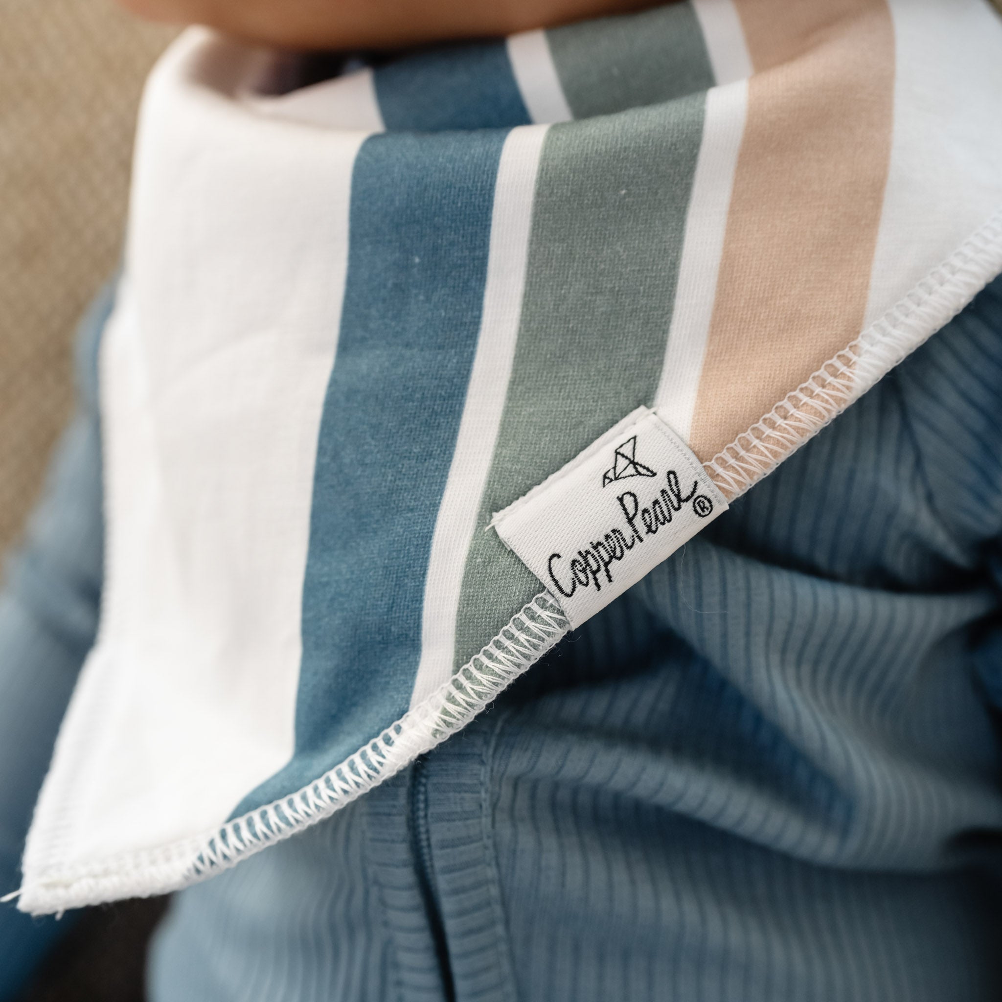 Copper Pearl Baby Bandana Bibs | Ryder