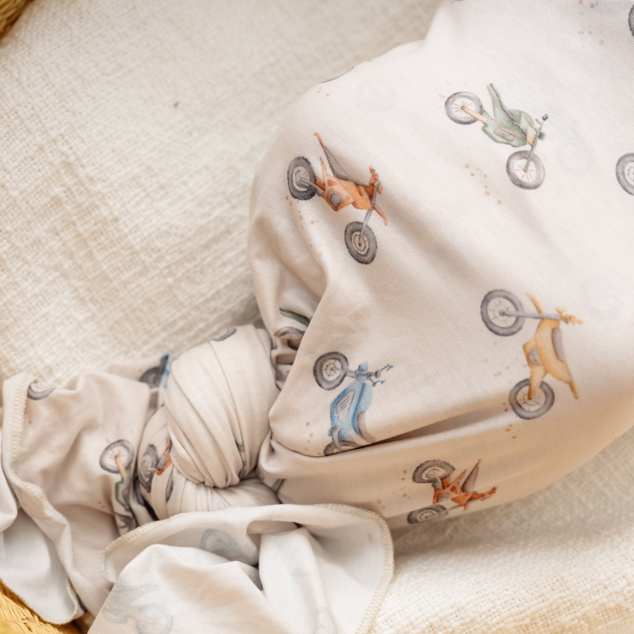 Copper Pearl Knit Swaddle Blanket | Ryder