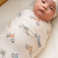 Copper Pearl Knit Swaddle Blanket | Ryder