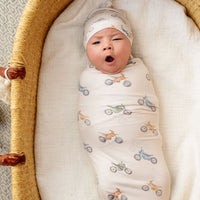 Copper Pearl Knit Swaddle Blanket | Ryder