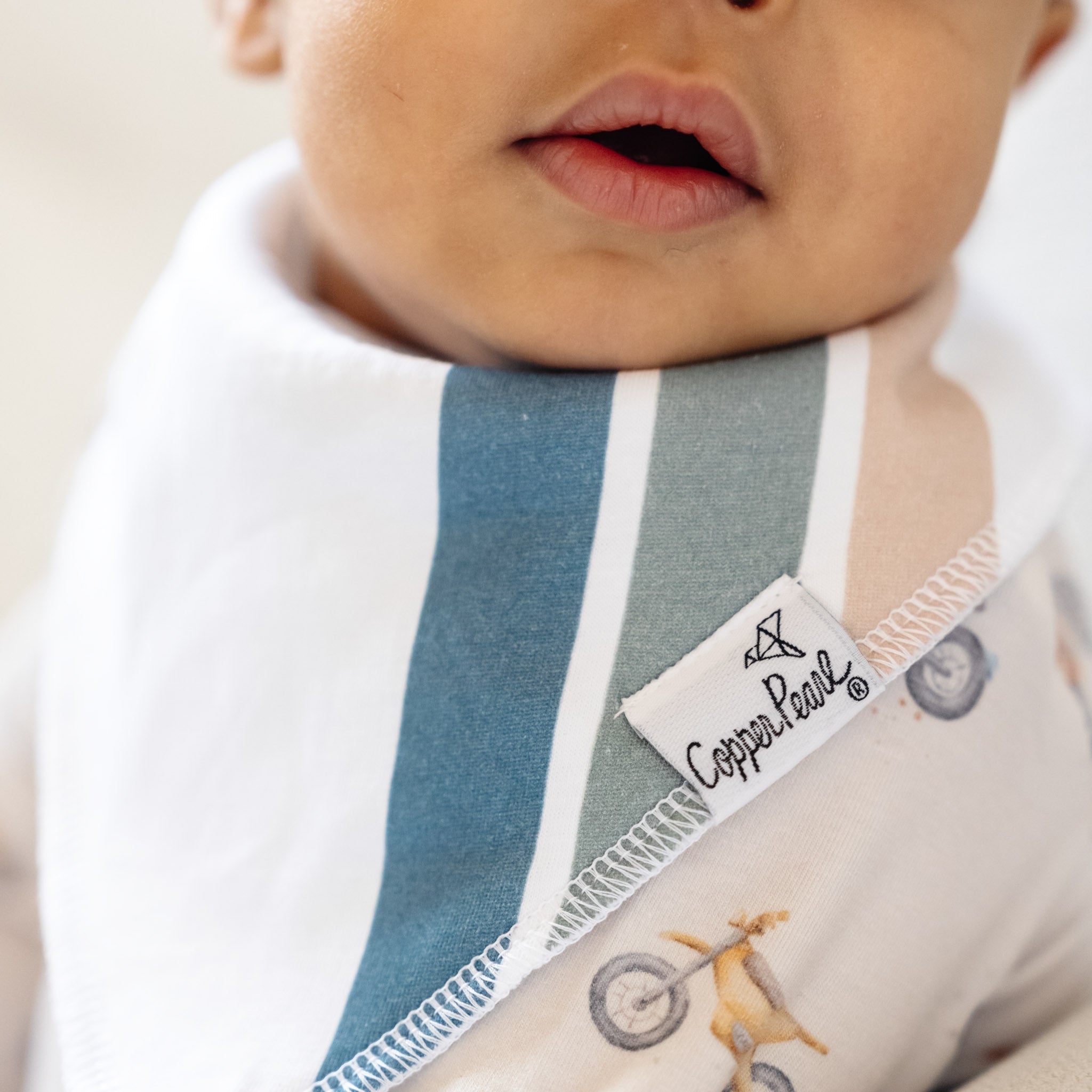 Copper Pearl Baby Bandana Bibs | Ryder
