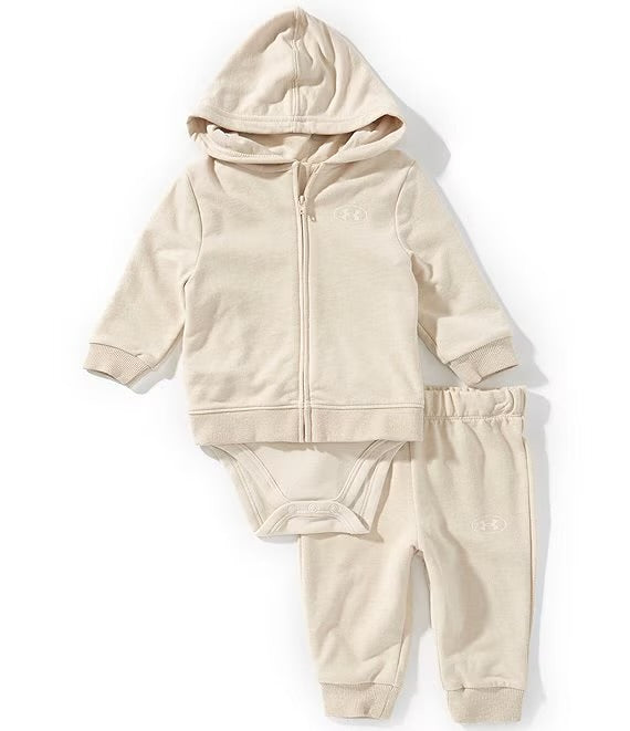 UA 3Pc Hoodie Set | Sandstorm