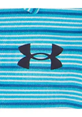 UA Stripe Polo Bodysuit Fresco Blue