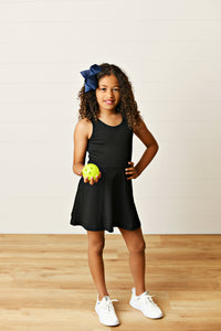 Swoon Active Black Tennis Dress