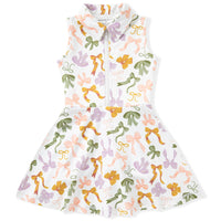 Swoon Active Bow Collar Tennis Dress