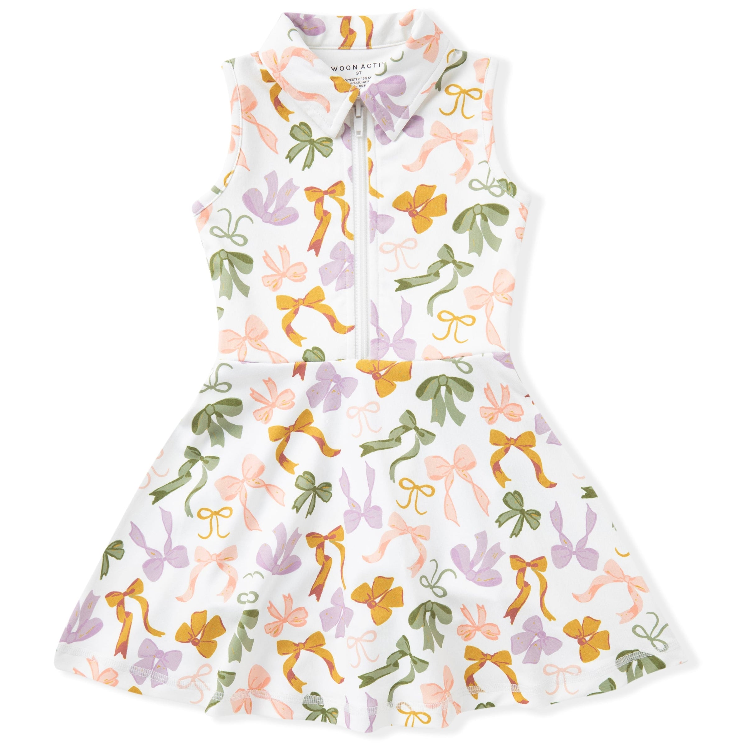 Swoon Active Bow Collar Tennis Dress