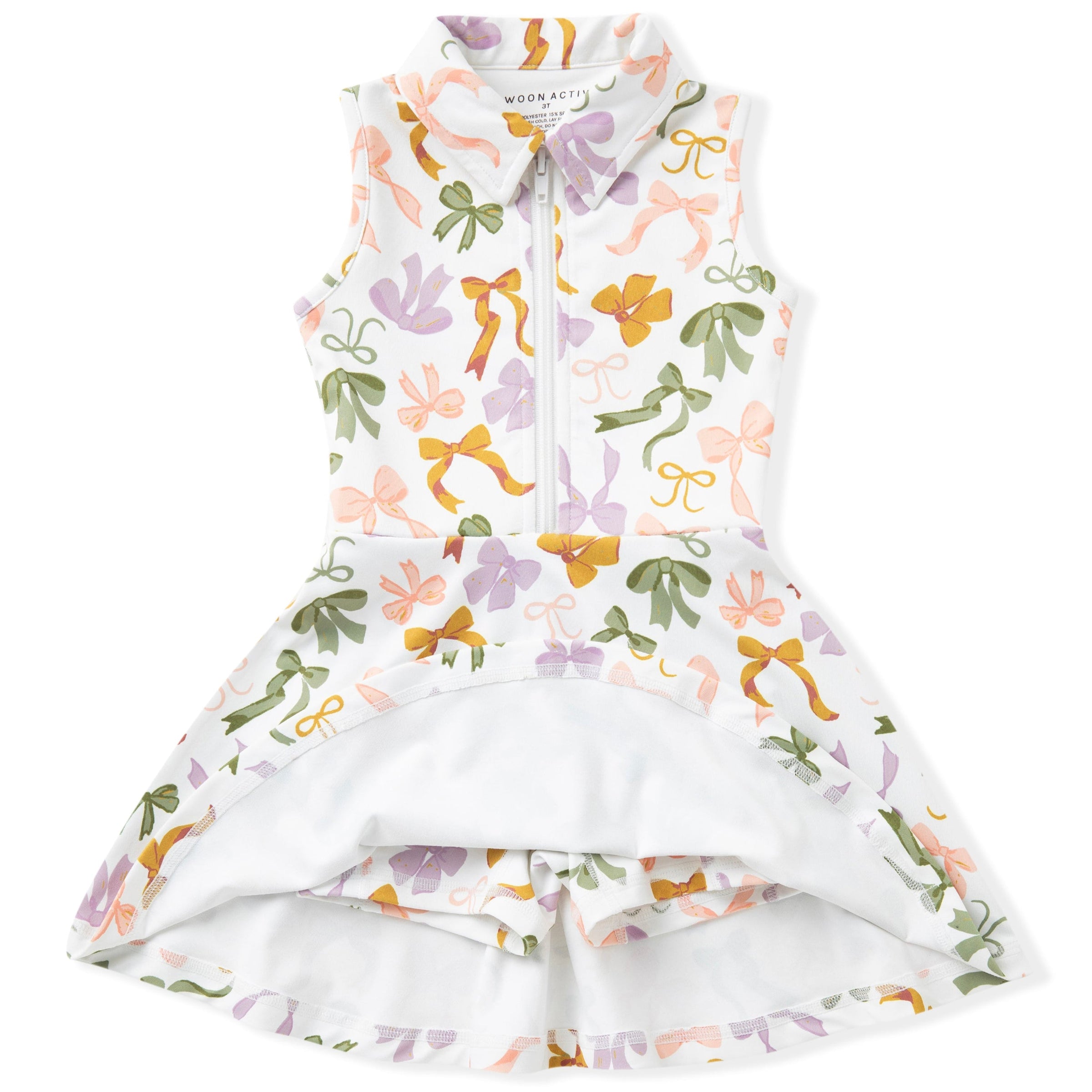 Swoon Active Bow Collar Tennis Dress