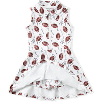 Swoon Active White Football Collar Tennis Dress