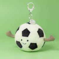 Jellycat Amuseables Sports Soccer Bag Charm
