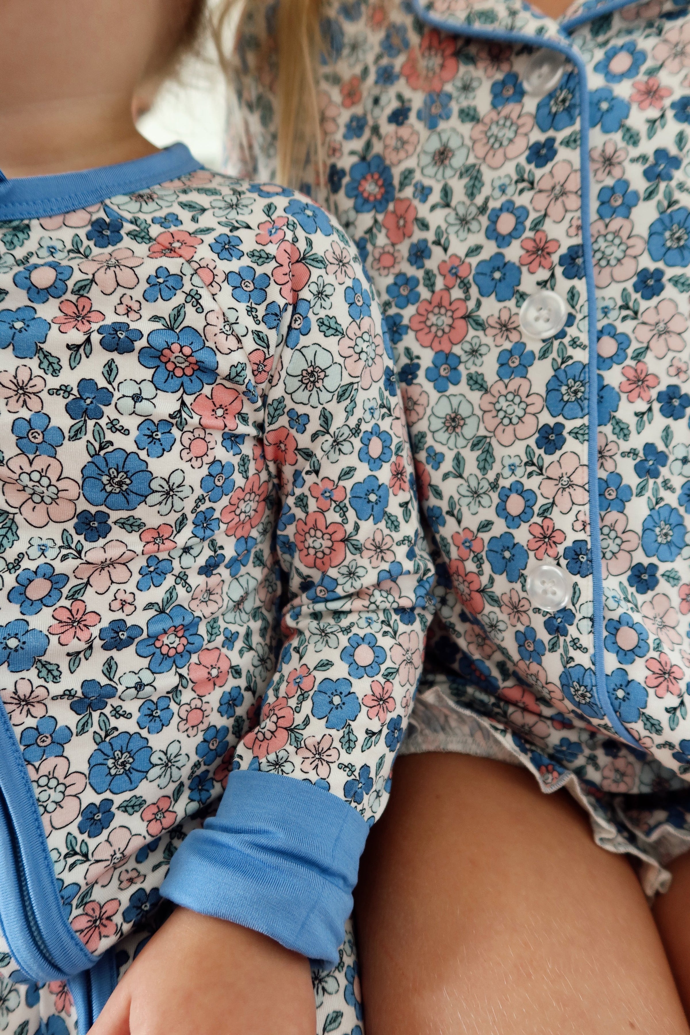 In My Jammers Lily Floral Kids Button Up Short Set
