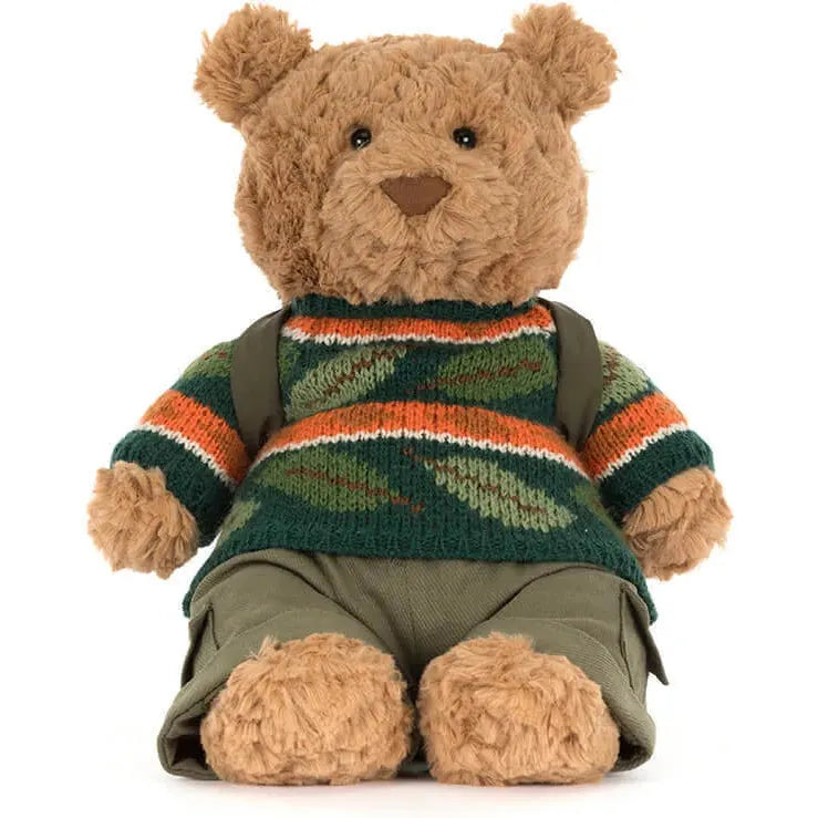 Jellycat Bartholomew Bear Hiking Outfit