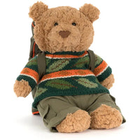 Jellycat Bartholomew Bear Hiking Outfit