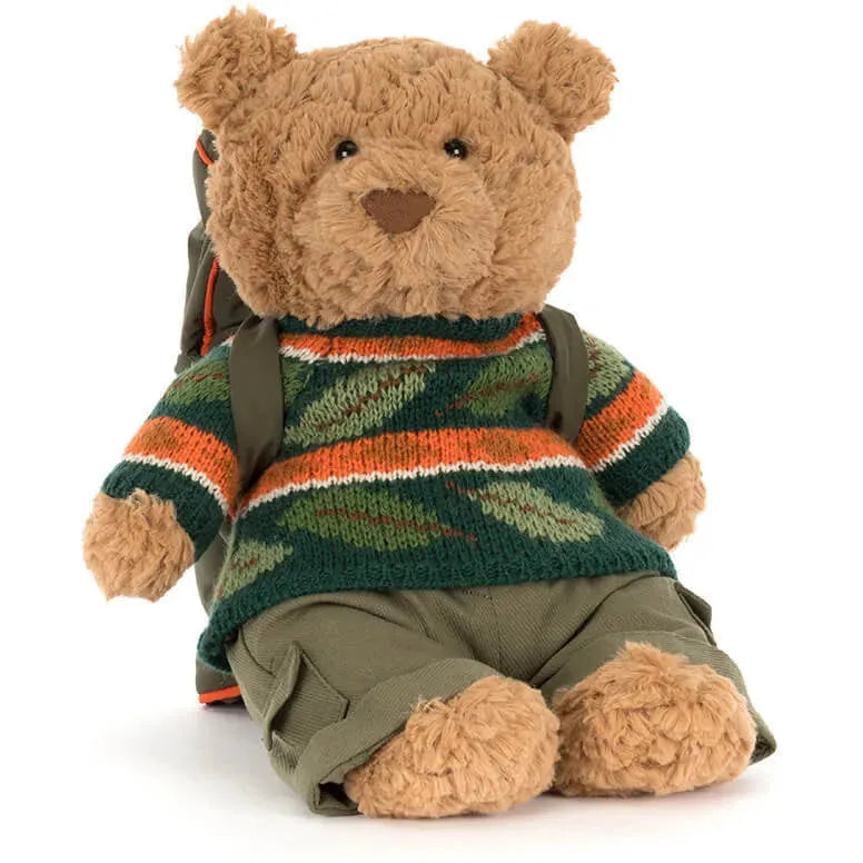 Jellycat Bartholomew Bear Hiking Outfit