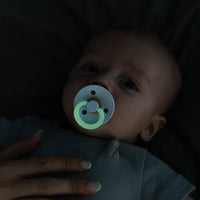 BIBS Colour GLOW Pacifier | Size 2