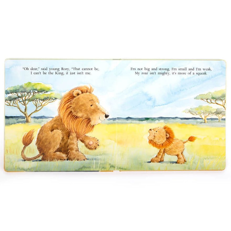 Jellycat The Very Brave Lion Book