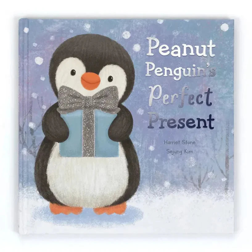 Jellycat Peanut Penguin’s Perfect Present Book