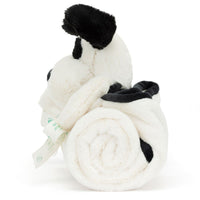 Jellycat Bashful Black & Cream Blankie