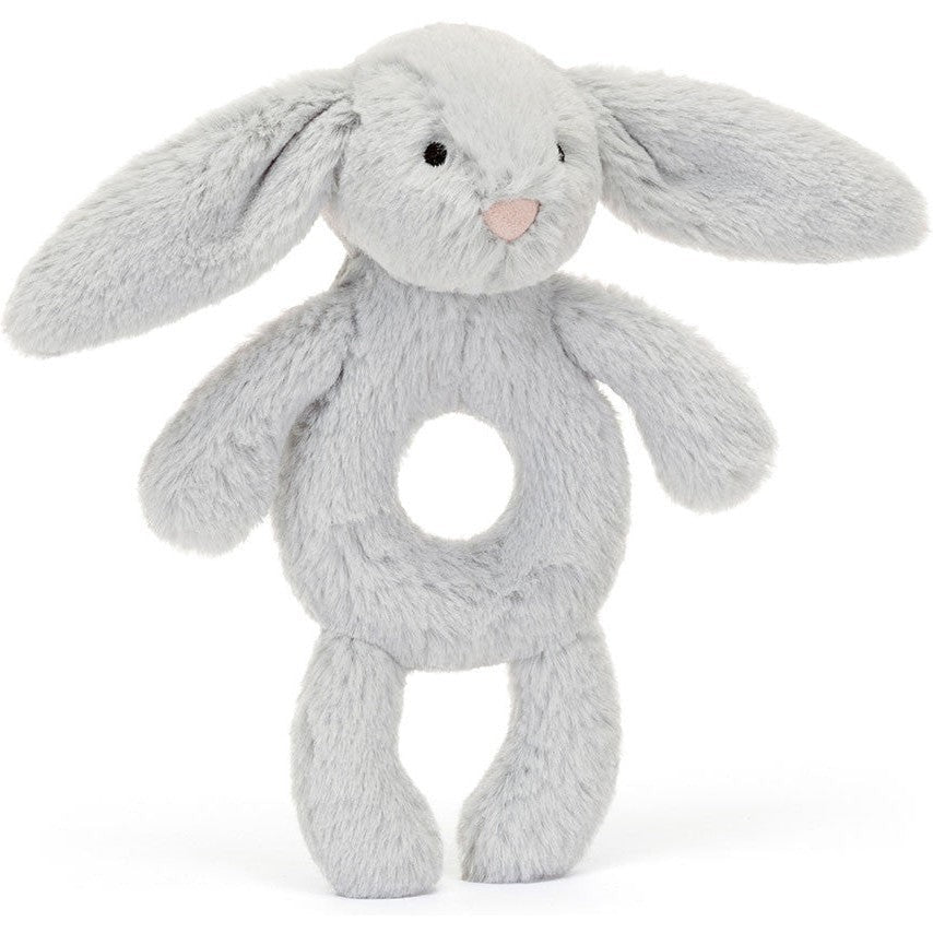 Jellycat Bashful Silver Bunny Ring Rattle