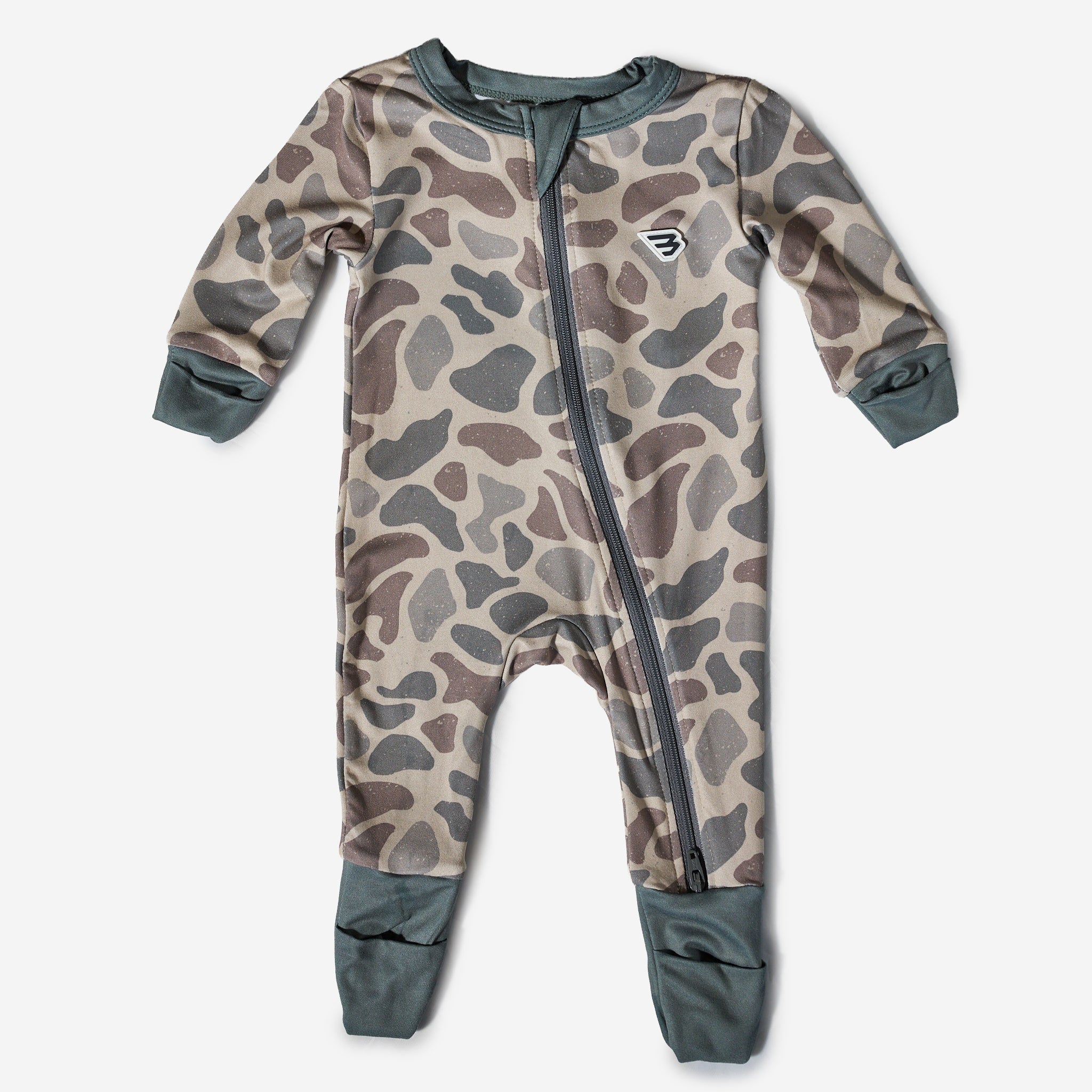 Burlebo Baby Zip Up | Classic Deer Camo