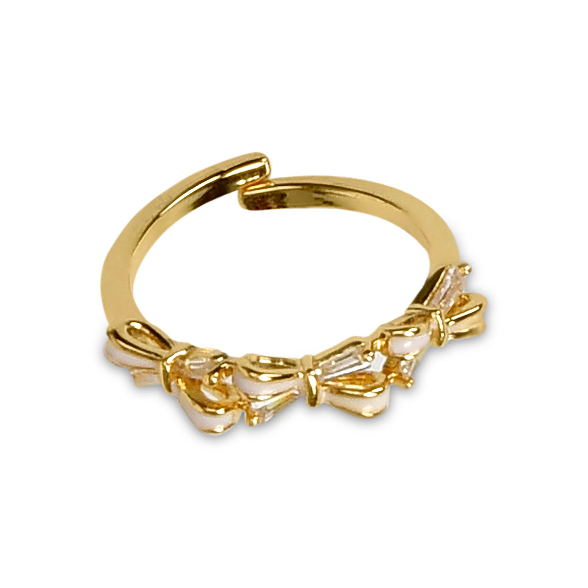 Iscream Beautiful Bows Ring And Necklace Set