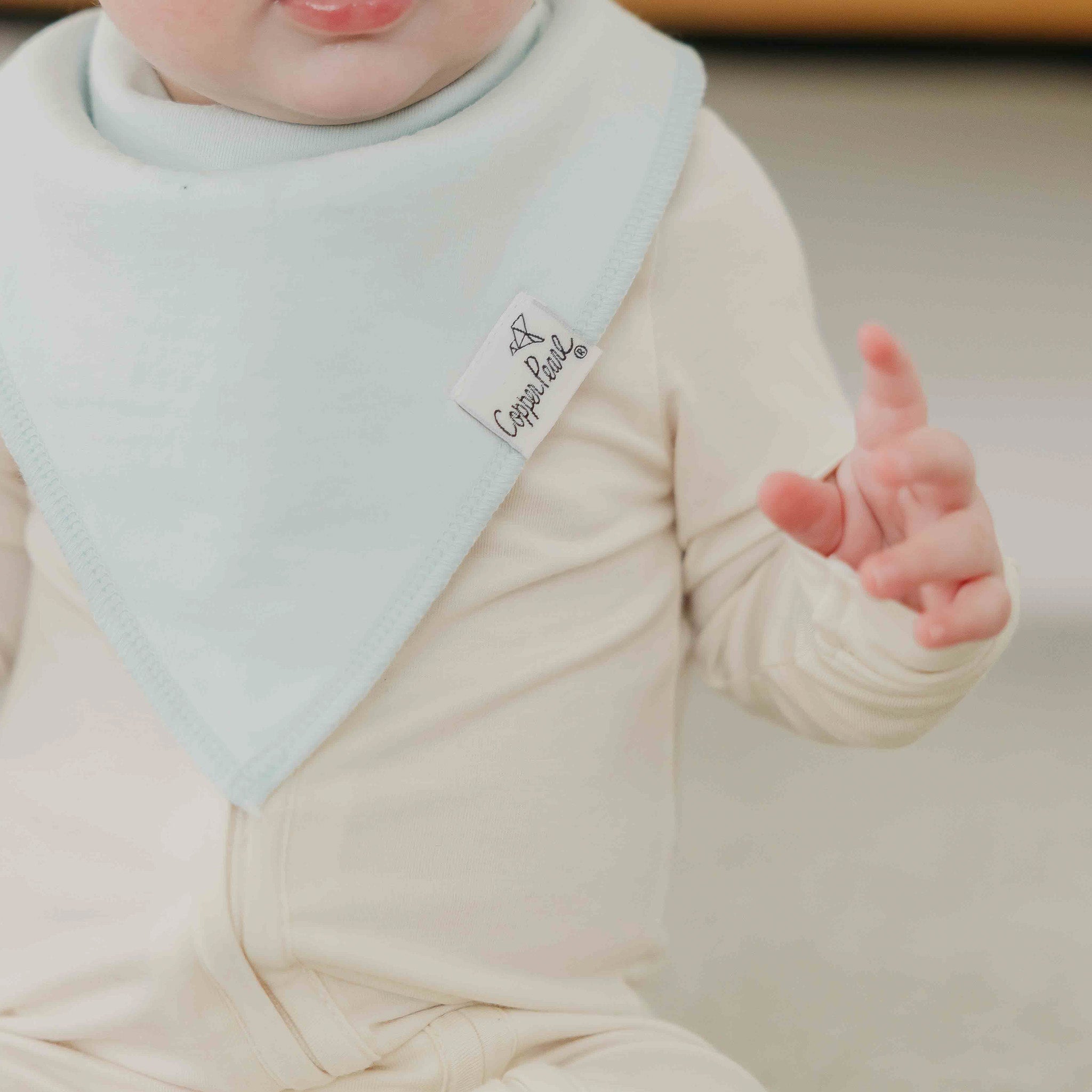 Copper Pearl 4 Pack Baby Bandana Bibs | Air