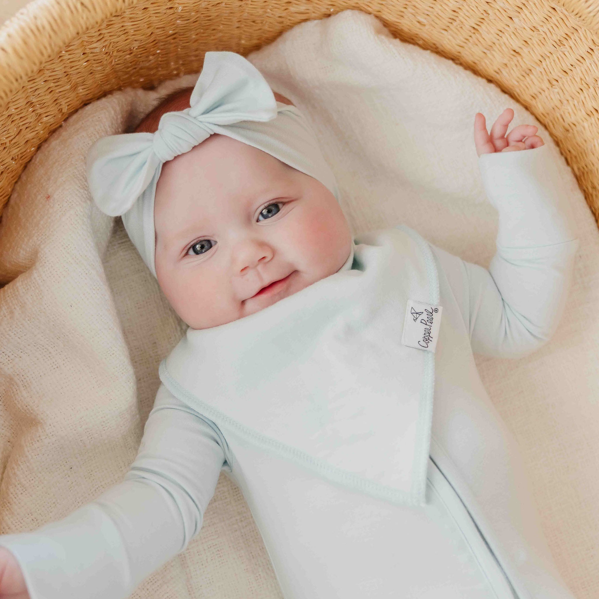 Copper Pearl 4 Pack Baby Bandana Bibs | Air