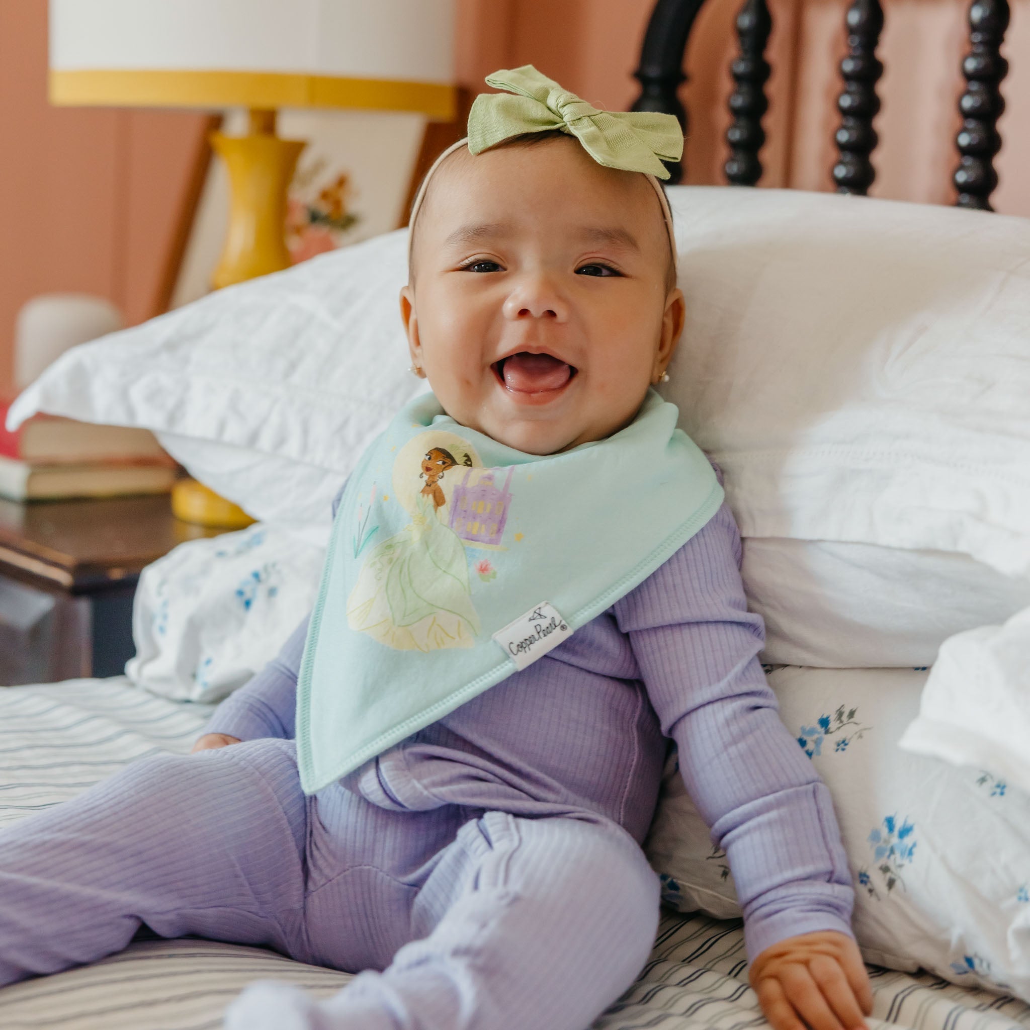 Copper Pearl Baby Bandana Bibs | Disney Princess 6-Pack