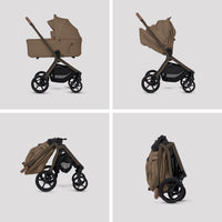 Silver Cross Breez Compact Stroller + Folding Bassinet Bundle