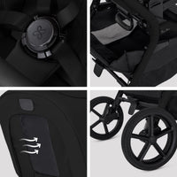 Silver Cross Breez Compact Stroller + Folding Bassinet Bundle