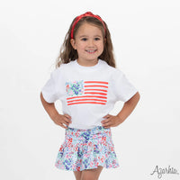 Liberty Flowers Gathered Skort in Print